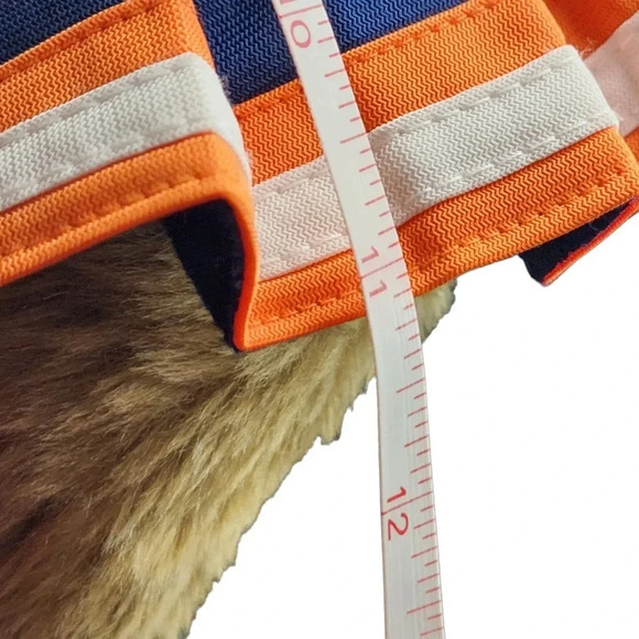 Syracuse University Cheerleader Bear Theodore Jointed Bear MCM Posable Orangemen - Picture 12 of 13